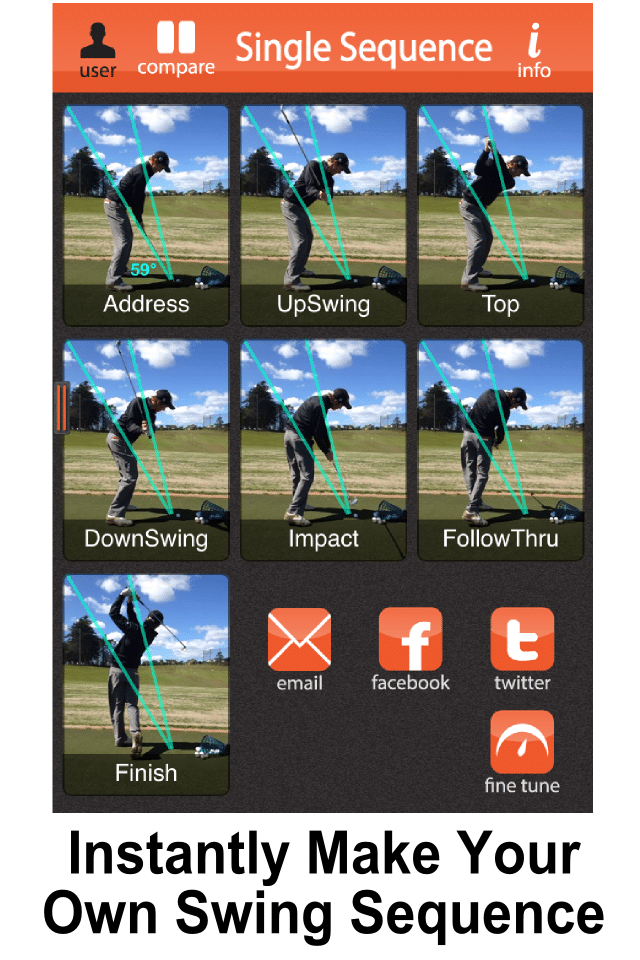 Technology overview of the most advanced golf analyzer Swing Profile